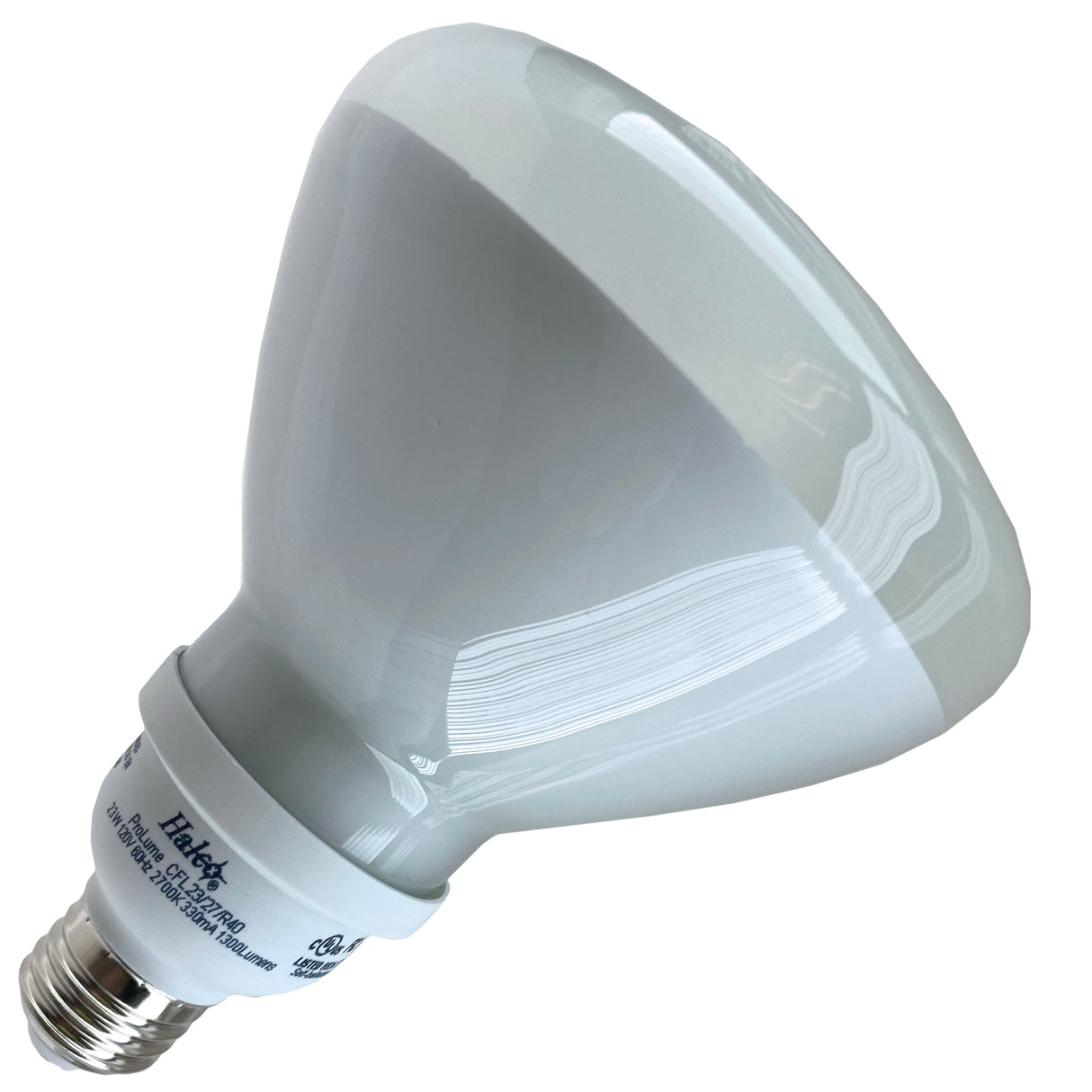 Halco 46210 CFL23/27/R40 23W R40 Compact Fluorescent 2700K E26 Base 120V