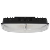 LEDone CP0030 LOC-13SQCP-MW(25/50/75/100)MCCT(30/40/50)DLV 25/50/75/100W LED Square Canopy Light 3000K/4000K/5000K Bronze Finish 120-277V
