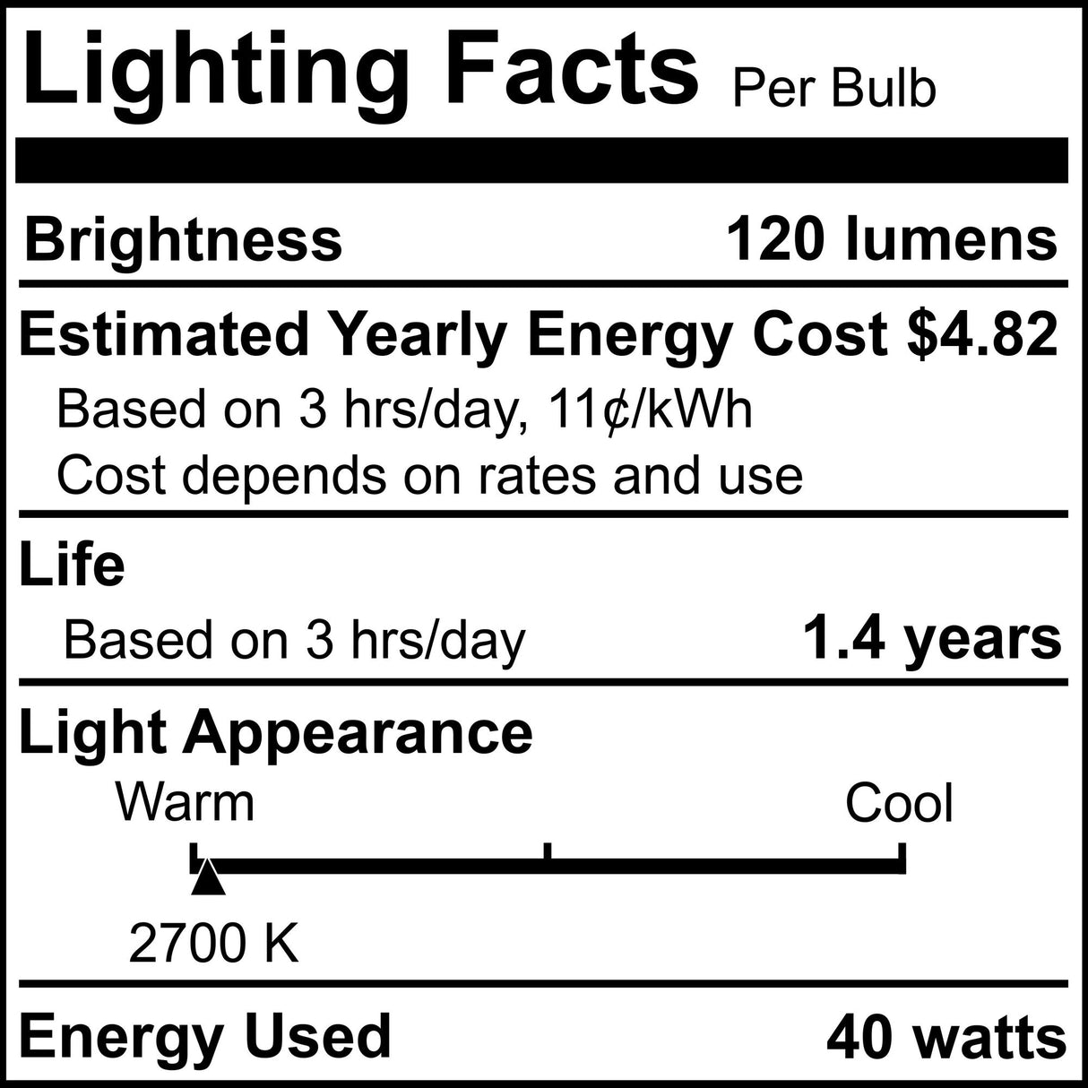 Bulbrite 861931 40W Incandescent G25 Light Bulb 2700K Dimmable E26 280 Lumens 120V 6PK