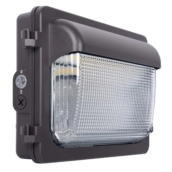 NaturaLED 7529 25/40/60W LED Wall Pack with Photocell 3CCT 120