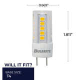 Bulbrite 862141 4.5W LED G4 2700K 12V 2PK