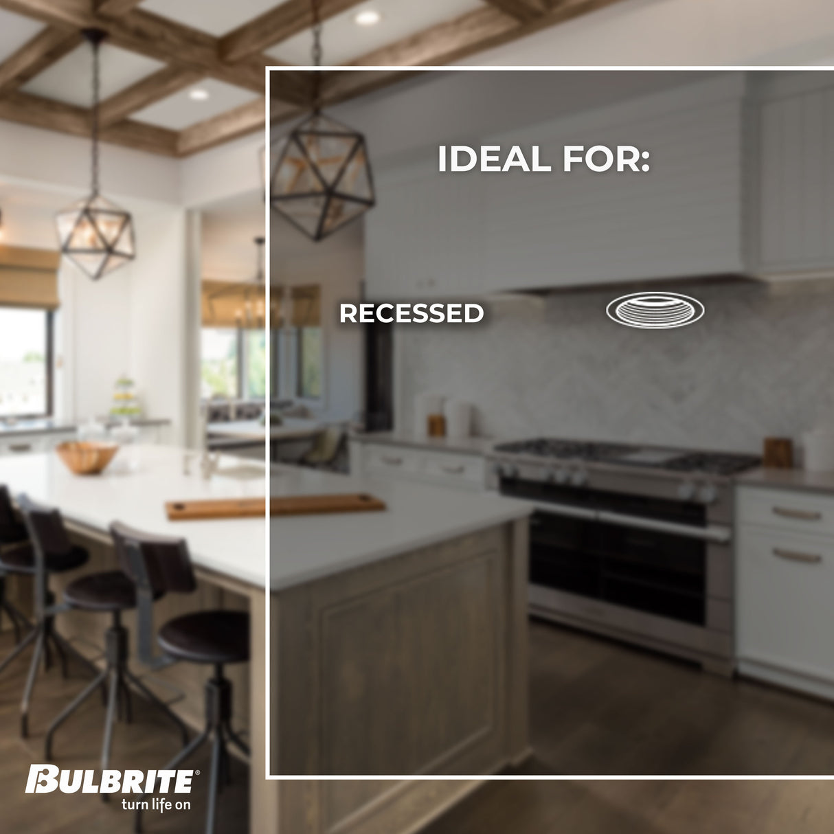 Bulbrite 862959 Bulbrite LED Filament 8 Watt Dimmable BR30 Light Bulb with Frost Glass Finish and Medium (E26) Base - 3000K (Soft White Light), 650 Lumens-4PK