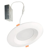 Bulbrite 773301 LED 4" Round Recessed Downlight Fixture with Metal Jbox, 75W Equivalent, 5 CCT - 27/30/35/40/50K