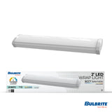 Bulbrite 773501 2 ft. Integrated 5 Color Selectable LED Dimmable Wraparound Light (120-277v), 2300 Lumens, White Finish