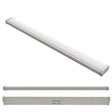 Bulbrite 773502 4 ft. 3000K LED Dimmable Wraparound Light (120-277v), 5300 Lumens, White Finish