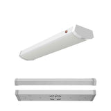 Bulbrite 773504 2 ft. 3000K LED Dimmable Wraparound Light W/ Battery Backup (120-277v), 2300 Lumens, White