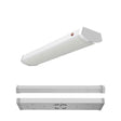 Bulbrite 773505 2 ft. Integrated 5 Color Selectable LED Dimmable Wraparound Light W/ Battery Backup (120-277v), 2300 Lumens, White