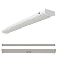 Bulbrite 773506 4 ft. 3000K LED Dimmable Wraparound Light W/ Battery Backup (120-277v), 5300 Lumens, White