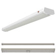 Bulbrite 773507 4 ft. Integrated 5 Color Selectable LED Dimmable Wraparound Light W/ Battery Backup (120-277v), 5300 Lumens, White