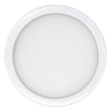 Bulbrite 773600 5" Round 10.3-Watt 3000K LED Flush Mount Light, 850 Lumens, White Finish