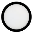 Bulbrite 773601 5" Round 10.3-Watt 3000K LED Flush Mount Light, 850 Lumens, Black Finish