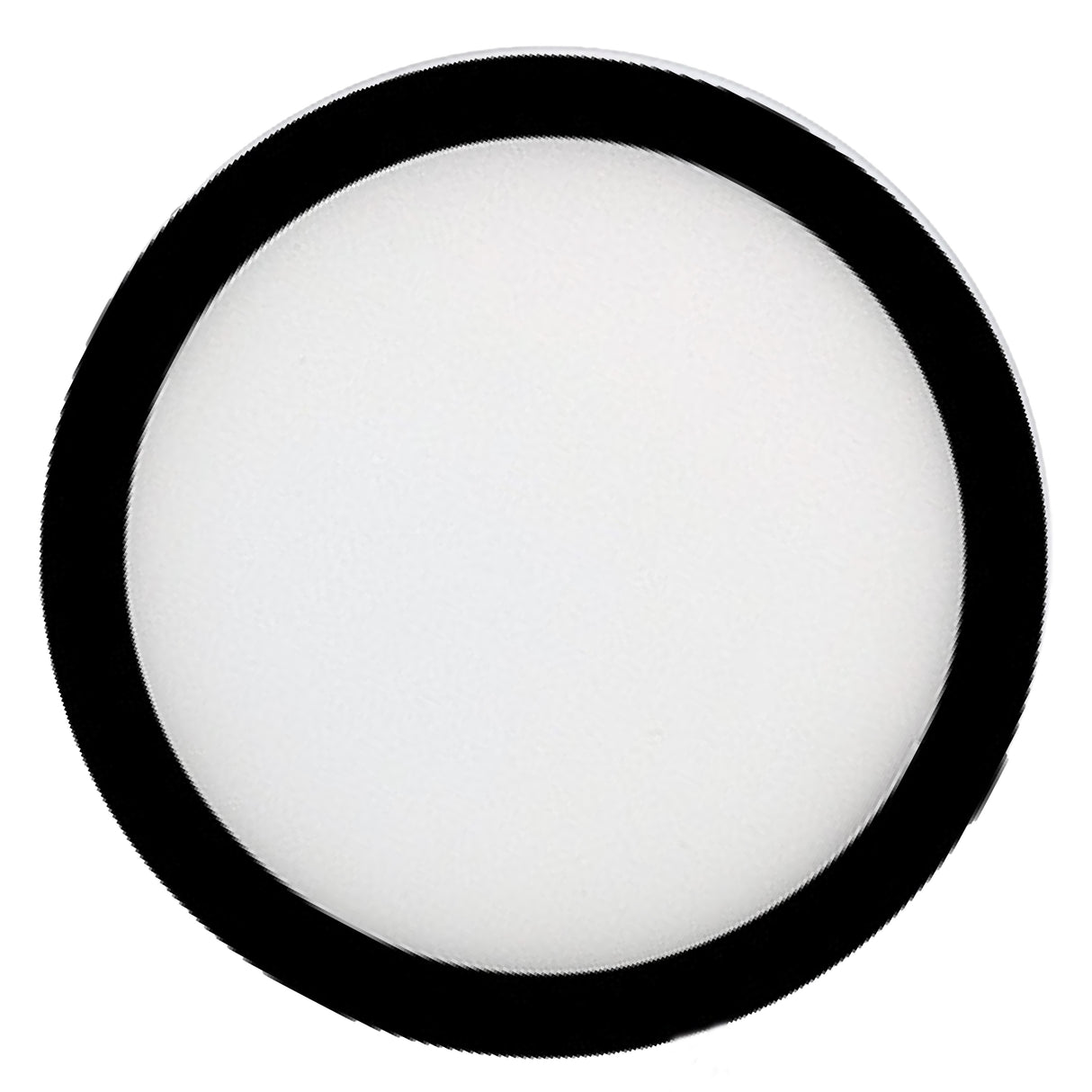 Bulbrite 773601 5" Round 10.3-Watt 3000K LED Flush Mount Light, 850 Lumens, Black Finish