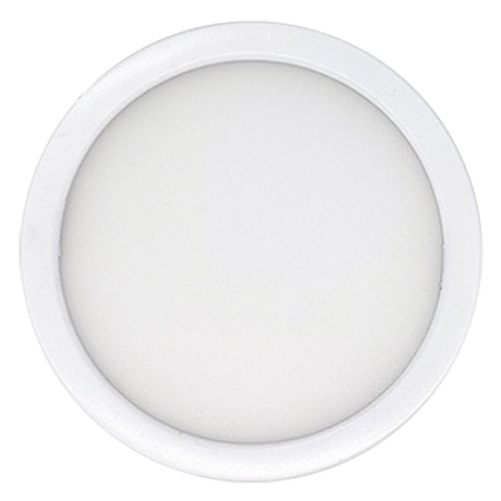Bulbrite 773603 5" Round 10.3-Watt 5 Color Selectable LED Flush Mount Light, 850 Lumens, White Finish