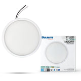 Bulbrite 773604 7" Round 10.3-Watt 3000K LED Flush Mount Light, 1150 Lumens, White Finish