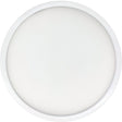 Bulbrite 773608 9" Round 17-Watt 3000K LED Flush Mount Light, 1400 Lumens, White Finish