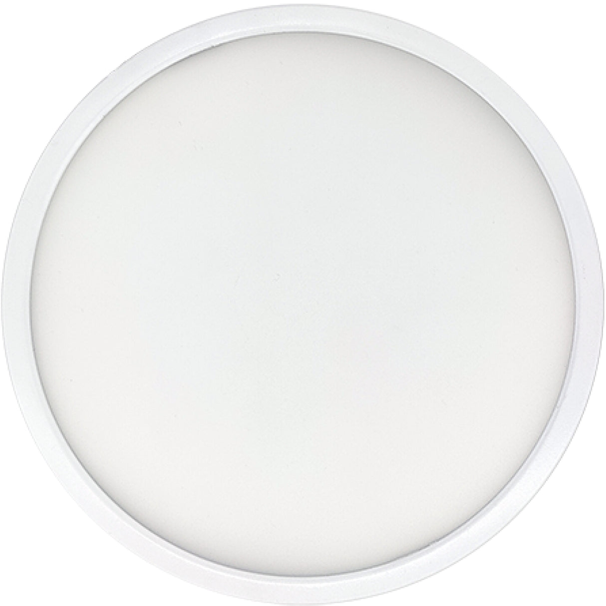 Bulbrite 773611 9" Round 17-Watt 5 Color Selectable LED Flush Mount Light, 1400 Lumens, White Finish