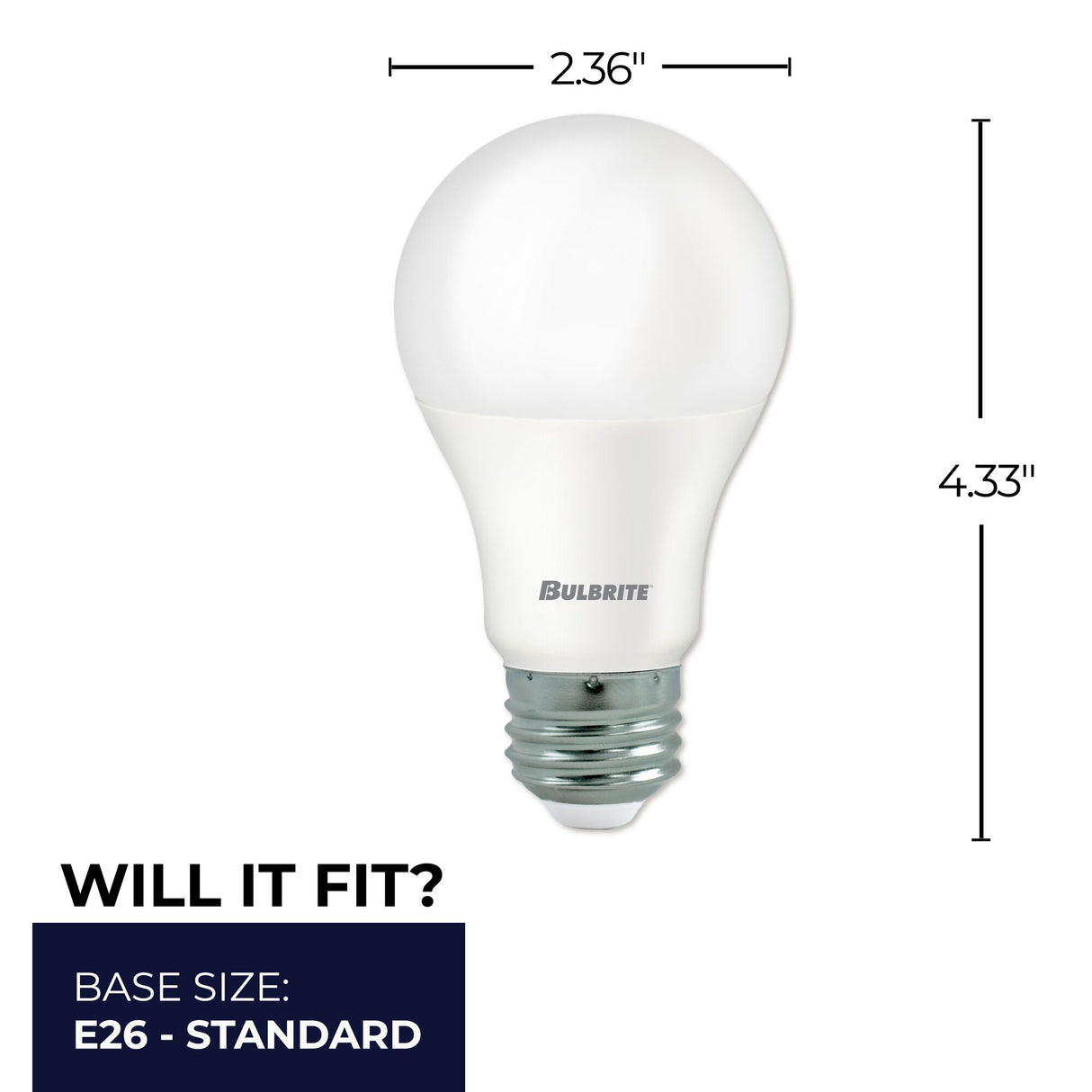 Bulbrite 861696 Bulbrite LED Filament Pack of (24) 9 Watt Dimmable A19 Light Bulb with Frost Glass Finish and Medium (E26) Base - 3000K (Soft White Light), 800 Lumens