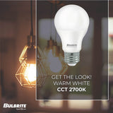 Bulbrite 774251 LED Filament Pack of 25, 8.5 Watt Non-Dimmable A19 Light Bulb with Frost Finish and Medium Screw E26 Base - 2700K (Warm White Light) 750 lumens