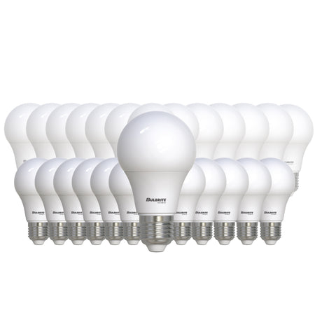 Bulbrite 774252 LED Filament Pack of 25, 8.5 Watt Non-Dimmable A19 Light Bulb with Frost Finish and Medium Screw E26 Base - 3000K (Soft White Light) 750 lumens