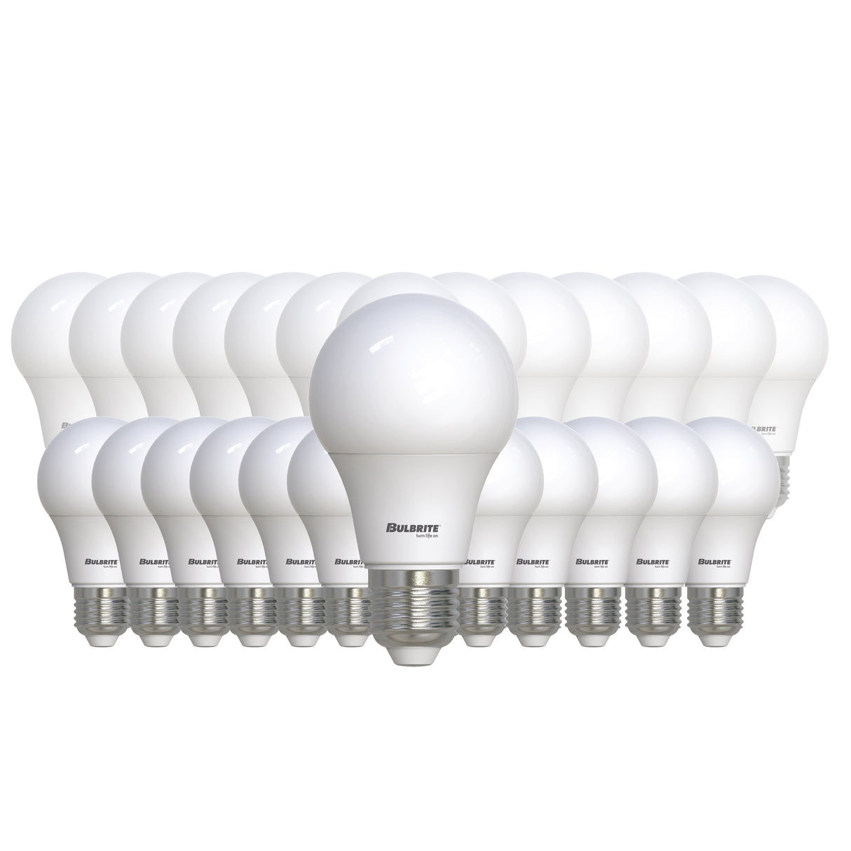 Bulbrite 774257 LED Filament Pack of 25, 9 Watt Dimmable A19 Light Bulb with Frost Finish and Medium Screw E26 Base - 2700K (Warm White Light) 800 lumens