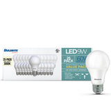 Bulbrite 774258 LED Filament Pack of 25, 9 Watt Dimmable A19 Light Bulb with Frost Finish and Medium Screw E26 Base - 3000K (Soft White Light) 800 lumens