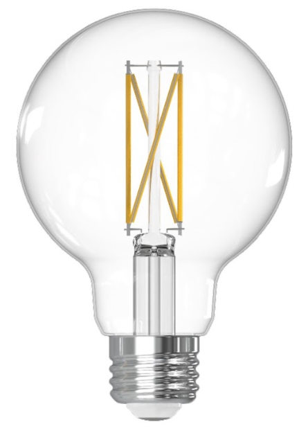 Bulbrite 861631 7W LED G25 Light Bulb 4000K Dimmable E26 800 Lumens 120V 8PK