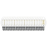 Bulbrite 776237 LED5B11/27K/FIL/D/B/2/25P 5.1W LED B11 Filament 2700K 500lm E12 120V [25-Pack]