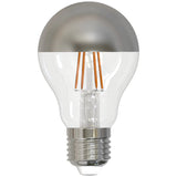 Bulbrite 776671 LED4A19/27K/FIL/HM/2 4.5W LED A19 Filament Half Mirror 2700K 360lm E26 120V [10-Pack]