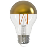 Bulbrite 776679 LED5A19/27K/FIL/HG/3 5W LED A19 Filament Half Gold 2700K 400lm E26 120V [10-Pack]