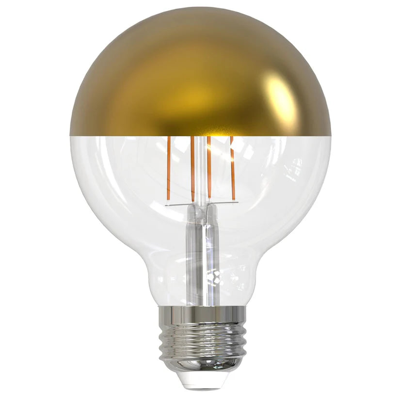 Bulbrite 776923 LED4G25/27K/FIL/HG/3 4.5W LED G25 Filament Half Gold 2700K 350lm E26 120V [10-Pack]