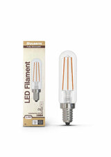 Bulbrite 861929 Bulbrite Pack of (4) 2.5 Watt Dimmable Clear Filament T6 Candelabra (E12) LED Bulb - 180 Lumens, 3000K, and 80 CRI