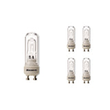 Bulbrite 860642 Bulbrite Pack of (5) 35 Watt Dimmable Clear Double Envelope DJD Twist & Lock Bi-Pin (GU10) Halogen Bulb