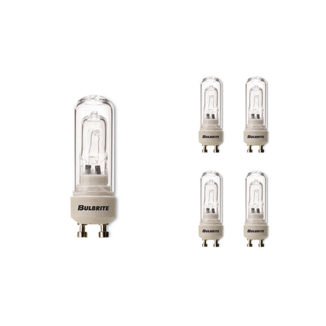 Bulbrite 860642 Bulbrite Pack of (5) 35 Watt Dimmable Clear Double Envelope DJD Twist & Lock Bi-Pin (GU10) Halogen Bulb