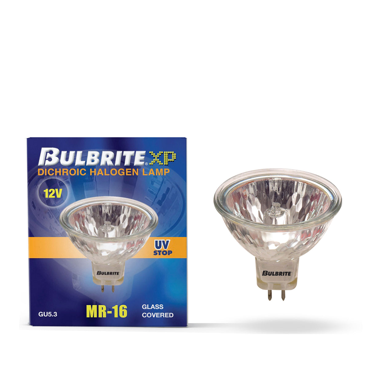 Bulbrite 860703 Bulbrite Halogen Pack of (8) 12-Volt  Lensed Flood MR16 Light Bulbs with GU5.3 Bi-Pin Base, 20-Watts, 2900K (Soft White Light)
