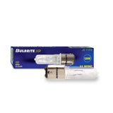 Bulbrite 860813 Bulbrite Pack of (5) 100 Watt Dimmable Clear T4 Double-Contact Bayonet (BA15D) Halogen Bulb