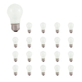 Bulbrite 860855 Bulbrite Incandescent Pack of (20) Dimmable 40 Watt A15 Light Bulbs with Frost Glass Finish and Medium (E26) Screw Base, 2700K (Warm White Light)