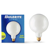 Bulbrite 861019 25W G40 GLOBE WHITE E26 125V-12PK