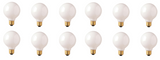 Bulbrite 861118 25W G30 GLOBE WHITE E26 125V-12PK