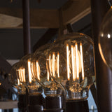 Bulbrite 861406 Bulbrite Pack of (4) 8.5 Watt Dimmable Clear Filament G25 Medium (E26) LED Bulb - 800 Lumens, 2700K, and 90 CRI