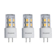 Bulbrite 861510 Bulbrite LED Pack of (3) 12-Volt JC Specialty Mini Bulbs with G4 (Bi-Pin) Base, 2 Watt, 3000K (Soft White Light)