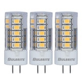 Bulbrite 861511 Bulbrite LED Pack of (3) 12-Volt JC Specialty Mini Bulbs with G4 (Bi-Pin) Base, 3 Watt, 3000K (Soft White Light)