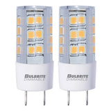 Bulbrite 861512 Bulbrite LED Pack of (3) 120-Volt T6 Specialty Mini Bulbs with GY8 (Bi-Pin) Base, 4.5 Watt, 3000K (Soft White Light)