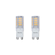 Bulbrite 861513 Bulbrite LED Pack of (2) 120-Volt Frost T5 Specialty Mini Bulbs with G9 (Bi-Pin) Base, 3.5 Watt, 3000K (Soft White Light)