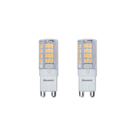 Bulbrite 861513 Bulbrite LED Pack of (2) 120-Volt Frost T5 Specialty Mini Bulbs with G9 (Bi-Pin) Base, 3.5 Watt, 3000K (Soft White Light)