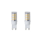 Bulbrite 861525 Bulbrite LED T6 Dimmable Bi-Pin Base (G9) Light Bulb, 35 Watt Equivalent, 2700K, Clear, 2 Pack