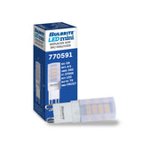 Bulbrite 861526 Bulbrite Pack of (2) 4.5 Watt Dimmable Frost Mini T4 Bi-Pin (G9) LED Bulb - 340 Lumens, 2700K, and 80 CRI