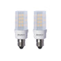 Bulbrite 861528 Bulbrite Pack of (2) 4.5 Watt Dimmable Frost Mini T4 Mini-Candelabra (E11) LED Bulb - 340 Lumens, 2700K, and 80 CRI