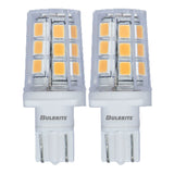 Bulbrite 861518 Bulbrite LED Mini T3 Non-Dimmable Wedge Base Light Bulb 20 Watt Equivalent 3000K, Clear 2-Pack