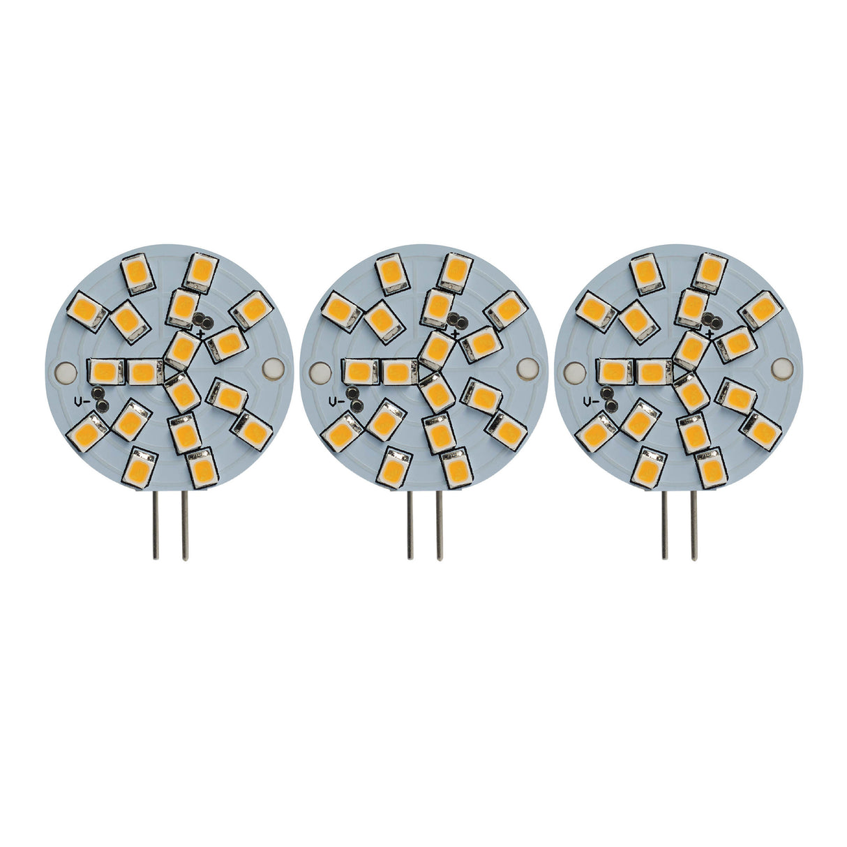Bulbrite 861543 3W LED G4 Light Bulb 2700K Dimmable G4 280 Lumens 12V 3PK