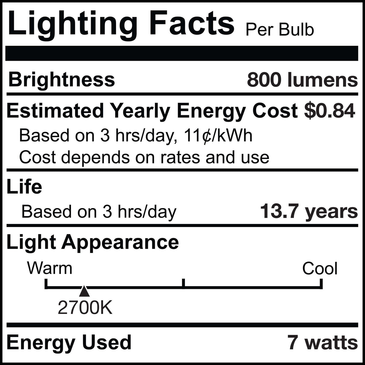 Bulbrite 861576 8.5W LED G25 Light Bulb 2700K Dimmable E26 800 Lumens 120V 2PK